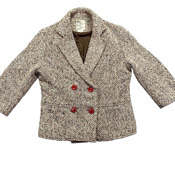 Coldwater Creek Woven Textured Women's Blazer Jacket Tulle Trim Size L‎ - Picture 1 of 16